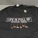 Funny Life is Full of Important Choices Golf Clubs Design Long Sleeve T-Shirt XL