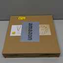 Topkey 12" Wooden Look Wall Clock Silent Non-Ticking 3D Numbers Colorful Decorative Round Clock for Living Room, Bedroom and Office Battery Not Included - Light Brown