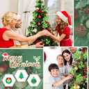 8 Pcs Lime Green Furry Picks for Christmas Tree 15'' Christmas Curly Tree Sticks Green Christmass Trees Topper Decorations Xmas Trees Fillers Branches Ornaments Stems for Holiday Xmas Decor