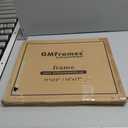 GMFrames 11x14 Wood Diploma Frame with Green Mat or Display 14x17 Certificates without Mat,UV Protection Acrylic,Deep Brown Finish with Gold Trim