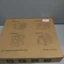 Apasiri Cat House Scratch-Resistant: Indoor Warm Enclosed Felt Bed Cave with Hanging Ball Toy, No-Tool Assembly Hideaway for Anxious Cats & Kittens, 13.4x13.4x9.85 Inch Interior (Beige1)