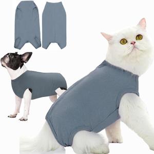 Cat Recovery Suit for Male and Female Surgical Post Surgery Soft Surgery Recovery Suit Onesie for Cats,E-Collar Alternative Anti-Licking Outfit Pet Surgical Recovery Pajama Suit (XL)
