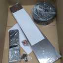 1 Pack Farmhouse 48 Inch Ceiling Fans with Lights, Black Industrial Caged Ceiling Fans for Bedroom Living Room, Double-Sided 5 Blades Rustic Ceiling Fan-Black