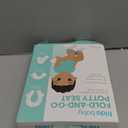 Frida Baby Fold-and-Go Portable Potty Seat for Toilet, Foldable Travel Potty Seat for Toddler, Fits Round & Oval Toilets, Non-Slip Base, Handles, Includes Free Travel Bag (Small)