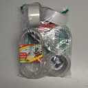 Zuvo Heavy Duty Tape Gun and Dispenser with 6 Clear Packaging Tapes. Clear Packaging Tape 44mm X 66m with Metal Tape Gun Dispenser for Moving Boxes,Warehouse Or General Packing Needs