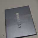 MONASAY Wallet Case Compatible for iPhone 15 5G,[Glass Screen Protector Included] [RFID Blocking] Flip Folio Leather Cell Phone Cover with Credit Card Holder, 6.1-inch, Burgundy