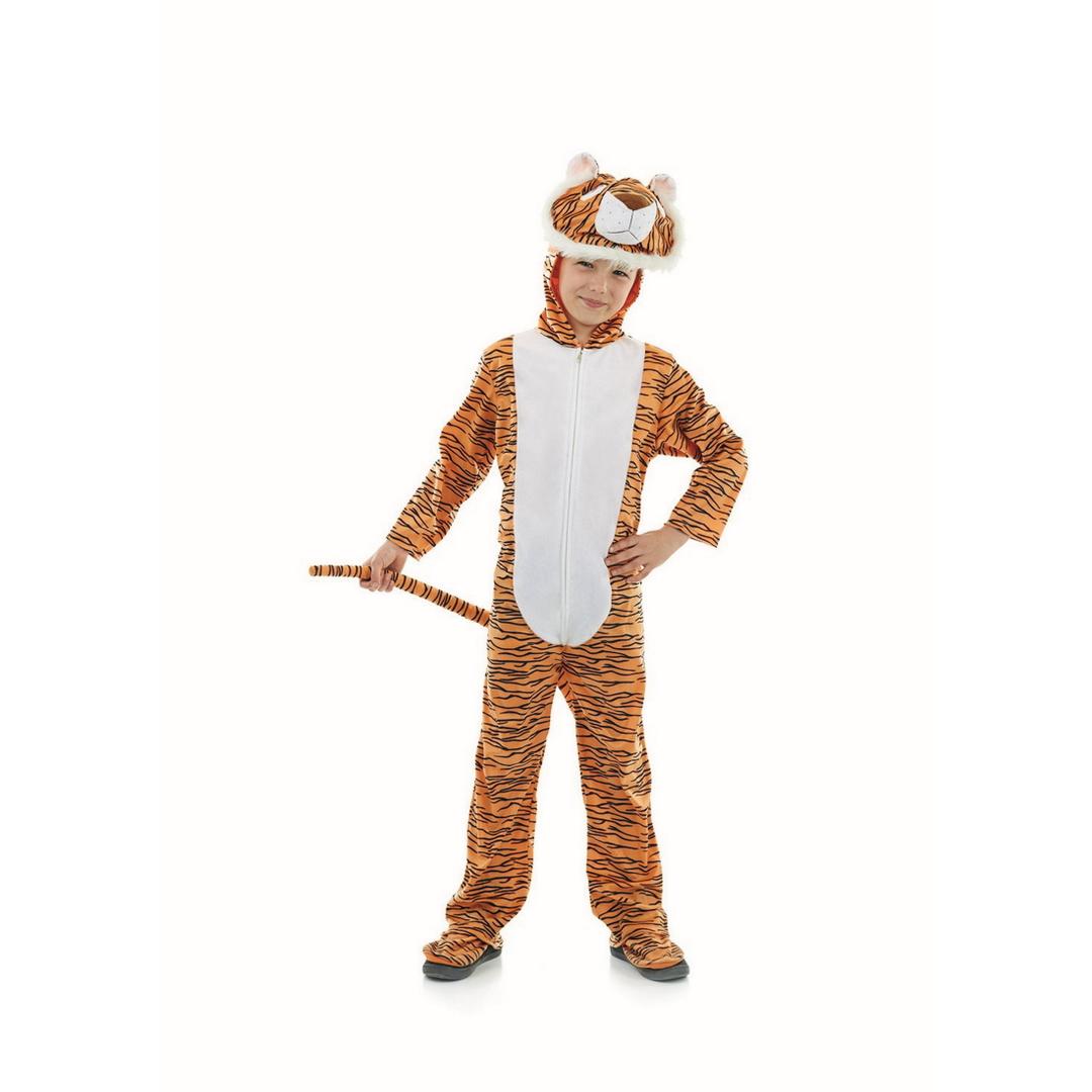 Fun Shack Fun Shack Kids Tiger Costume Boys Girls Animal Book Day Week Halloween Orange S
