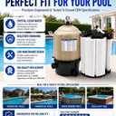 59023300 Complete Element Grid Assembly Replacement for 60 Square Feet FNS Plus Vertical Grid Pool and Spa D.E. Filter 180009 FNS60 FNSP60, Titan RPM, 5000 Series D.E. Filter Air Bleed Assembly