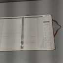 POPRUN 2026-2027 Monthly Planner, 6.5" x 8.5", 18 Month Calendar (July 2026 to December 2027) with Expense Tracker, Notes Pages, Sprial Bound, Leather Softcover - Beige