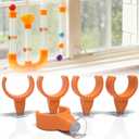 Window Suction Cups for Air Toobz 5Pcs Strong Suction Cups Can be Attached to Smooth Surfaces Such as Windows, Glass and Tiles