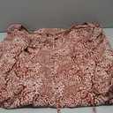 BLENCOT Womens Casual Square Neck Long Sleeve Boho Floral Midi Dress Print Side Split Dresses, M 