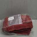 MOONQUEEN Ultra Soft Premium Washcloths Set - 12 x 12 inches - 24 Pack - Quick Drying - Highly Absorbent Coral Velvet Bathroom Wash Clothes - Use as Bath, Spa, Facial, Fingertip Towel (Burgundy)