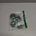 Inline Skate Wheels With Bearings, 3 Inch Roller Blade 76mm Outdoor and Indoor Clear Wheels for Office Chairs, Luggage (4 Pack, Black)