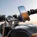 JOYROOM Motorcycle Bike Phone Mount Holder - Bicycle Handlebar Cell Phone Holder - Stroller Scooter Phone Clip for iPhone Samsung Galaxy 4.7''-7'' Smartphones