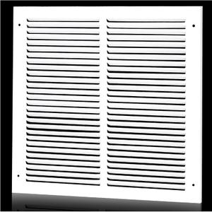 14 x 14 Inch Duct Opening Return Air Vent Cover for Wall or Ceiling, Return Air Grille HVAC AC Wall Air Return Vent Cover HVAC Cold Air Grill Without Filter Housing,Outer Dimension:15.75"WX15.75"