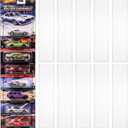 10 Pack Wall Display Case Compatible with Hot Wheels Premium Cards Cars