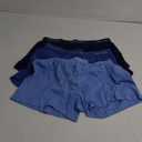 Calvin Klein Men's Cotton Classics 3-Pack Knit Boxer (Large, Blue Bay, Minnow, Medieval Blue)
