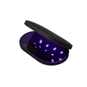 ohora Pro Portable Gel Lamp (Black) - 11W Max, Timer (60s), Portable Lamp for Curing Gel Nail Art, Polish, Stickers and Strips