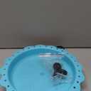 Heated Bird Bath for Outside Winter, Powerful 100W Thermostat Control Heated Bird Baths for Outdoors with 3 Metal Extension Screws, Heated Birdbath Water Heater for Garden Yard Patio Lawn(Blue)