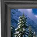 14x32 Panoramic Photo Frame Black Solid Wood Picture Frame 14x32 inch Painting Frame 14x32 inch Poster Frame(S23B1432)