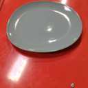 Glazed Stoneware Blue 11" Dinner Plate