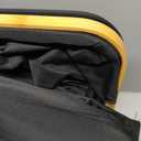 efluky Laundry Hamper 3 Section with lid and 3 Removable Bags, Black, 160L Trio