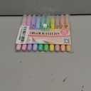 10 Pack Bible Safe Highlighters - Pastel Color, Wax Highlighters No Bleed, Scripture Markers for Journaling, Study Accessories and School Supplies