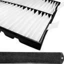 Cabin Air Filter Retrofit Kit Fits for 07-14 GM Chevy Silverado Sierra Tahoe Yukon Avalanche Suburban Cadillac Escalade,Replaces OEM #: 22759208 259-200, 22759203, 103948