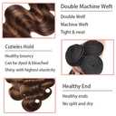 P4/30 Ombre Human Hair Bundles Body Wave Bundles Human Hair 14 16 18 Inch 3 Bundles 100% Unprocessed Brazilian Virgin Human Hair Extension for Women