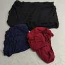 3 Pack Women's Maternity Biker Shorts Pregnancy Shorts Pocket Cotton High Waisted Over Belly Running Athletic Bottom (X-Large, Wine Red, Navy Blue, Black)