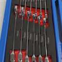 9Pcs Metric Open Flexs Heads Ratcheting Wrench Combination Set 8-17mm, Metric Spanner with 72 Teeth, Chrome Vanadiums Steel Tubing Ratchet 180 Degree Adjustable