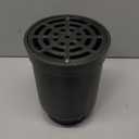 NDS FWSD69 6-Inch Round Surface Drain Inlet with Plastic Grate for Flo Stormwater Dry Well System, Pack of 1, Black