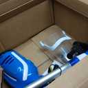 Pool Vacuum for Above Ground Pool with a Telescopic Pole, 80Mins Runtime, Handheld Rechargeable Pool Cleaner with 18.5 Gallons/min Powerful Suction for Above Ground/Inground Pools, Hot Tubs, Spas