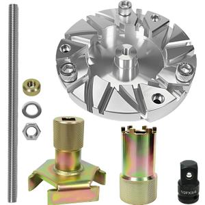 Primary Clutch Spider Tool & Spider Nut Tool & Fixture Plate Tool Fit for Polaris Turbo Ranger 900 1000 RZR XP Trail 900 1000 General 900 1000