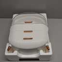 Makeup Organizer Skincare Organizers - Cosmetic Display Cases with Transparent Cover, Skin Care Organizers for Bathroom Countertop, Bedroom Vanity Desk, Lipstick Organizer, White