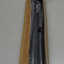 Metal Black Closet Rods for Hanging Clothes, 1.3 Inch Diameter Heavy Duty Closet Rod 17-51 Inch Adjustable Clothes Hanging Bar Shower Curtain Rods for Closet, Wardrobes, Bathroom, Windows