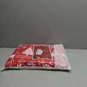 Christmas Duvet Cover Set King Size with Red White Snowflake and Deers Christmas Trees Holiday Style Duvet Cover Set King (1 Duvet Cover + 2 Pillow Shams) for New Year Gift Choice