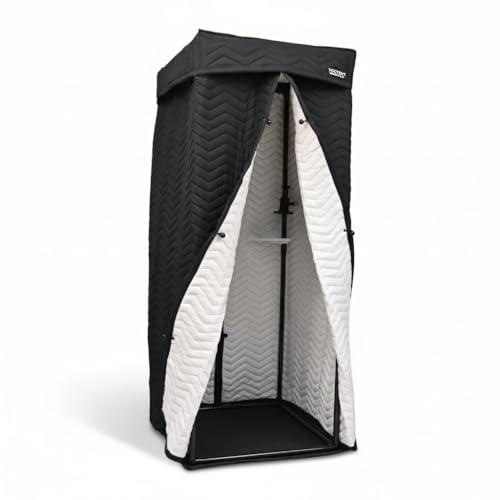 VOCTENT Portable Vocal Booth with 360° Reverb Isolation, Echo-Free Recording Booth for Voice-Over, Podcast & Music - Home Studio with Thick Sound Dampening Blankets