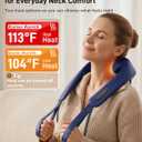 Neck Massager with Heat : Cordless Neck and Shoulder Massager for Pain Relief Deep Tissue - 3 Modes, 2 Intensity & 2 Heat, Daily Comfort for Desk Workers, At-Home Use, Women, Men