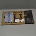 Hand Towel Holder for Bathroom Countertop - 17 Inch Tall Black Free-Standing Hand Towel Stand for Bathroom Counter - Non-Slip Base for Sink Top - Holds Two Full Size Handtowels, Fingertip, Washcloth