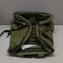 Disc Golf Backpack, Holds 26+ disk with putter slots, Heavy Duty 600D Polyester, Multiple Storage Pockets, Cinch Tie Drink Pockets, Pencil and Pad slots, Durable and Waterproof