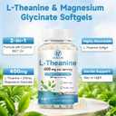L-Theanine 400mg with Magnesium Glycinate,150 Softgels (BBD: 01/2028)