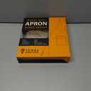 Texas Canvas Wares Waxed Canvas Heavy Duty Work Apron With Pockets - Deluxe Edition - with Quick Release Buckle Adjustable up to XXL for Men and Women (Grey Deluxe Edition) (XL)