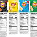 Lay's Potato Chips, 4 Flavor Variety Pack, 1 oz Single Serve Bags, (40 Pack) (EXP 09/09/25)