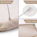 Cat Window Perch, Strong Suction Cups Easy Clean Safety Cat Hammock Window Seat for Large Fat Cat or Double Cats