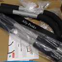 Ally Peaks Pull Up Bar for Doorway | Thickened Steel Max Limit 440 lbs Upper Body Fitness Workout Bar| Multi-Grip Strength for Doorway | Indoor Chin-Up Bar Fitness Trainer for Home Gym Portable (silver2)