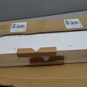 FURAOMEILI 7 Tier Wall Shelf Unit,Vertical Column Floating Storage Home Decor Organizer,White Lack Wall Shelf for Bedroom,Living Room,Office Decor(2 Pack)