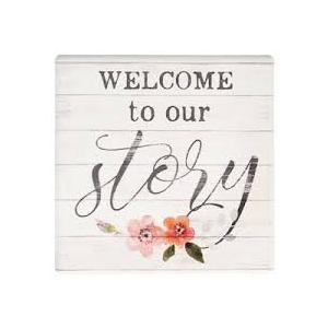 Thirstystone Floral Scriptures 4 Pack Assorted Tumbled Tile Stone Coasters with Protective Cork Backing 4" Square Manufactured in The USA