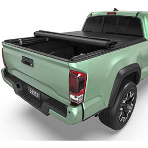 LEDKINGDOMUS Soft Roll-Up Truck Bed Cover Fits for Toyota Tacoma 2016-2023 (Excl. Trail Edition) | 5' (60.5") Bed
