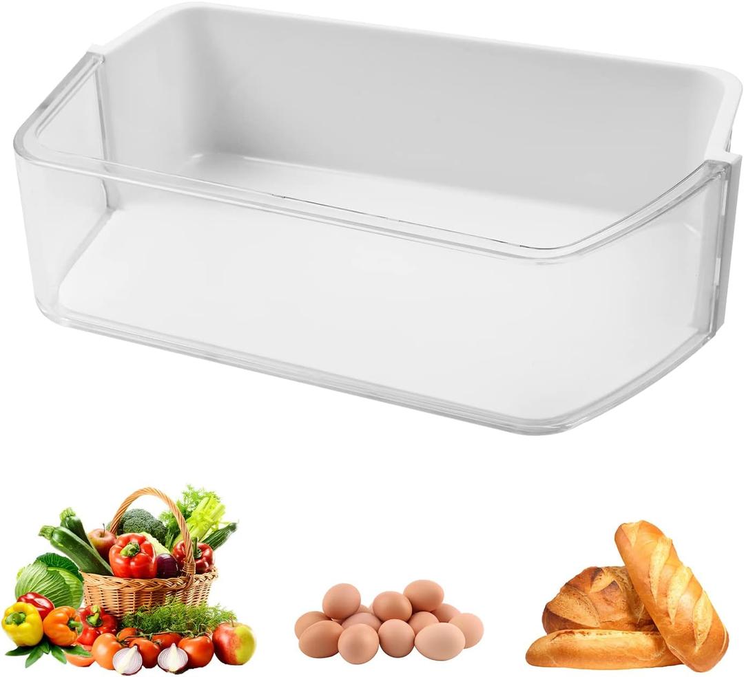 DA97-12650A Refrigerator Right Door Shelf Storage Drawer, Replacement for Samsung Refrigerator Basket Bin 